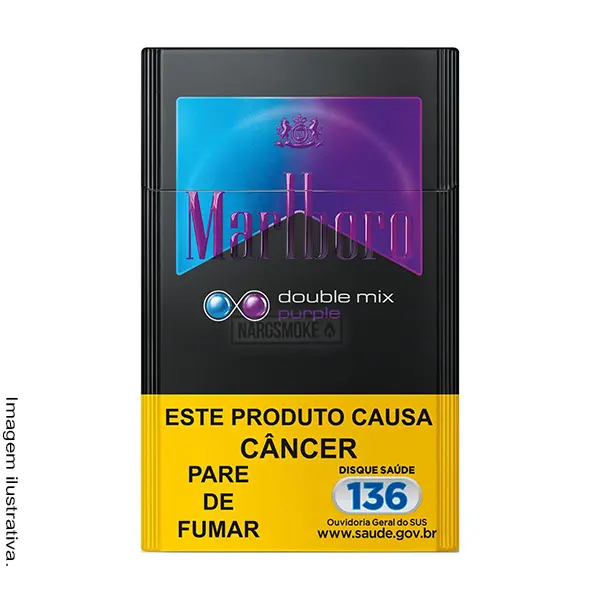 Cigarro Marlboro Purple Double Mix C 10 UN Tabacaria Nargsmoke